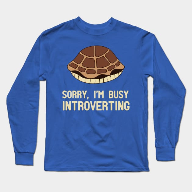 Busy Introverting Long Sleeve T-Shirt by krimons